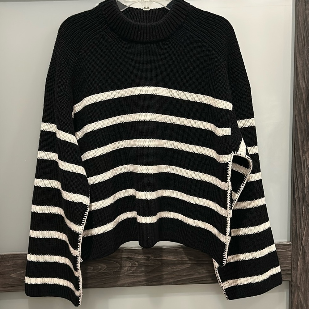 COS striped sweater
